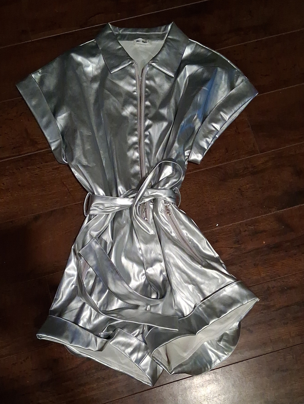 Day+Moon Metallic Romper - #1